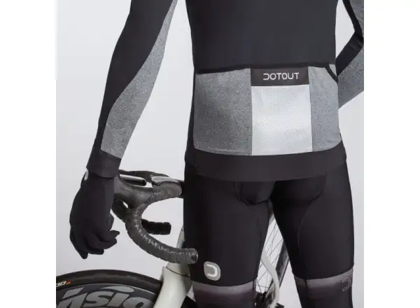 Dotout Thermo Herren Shorts mit Polsterung und Latz Schwarz