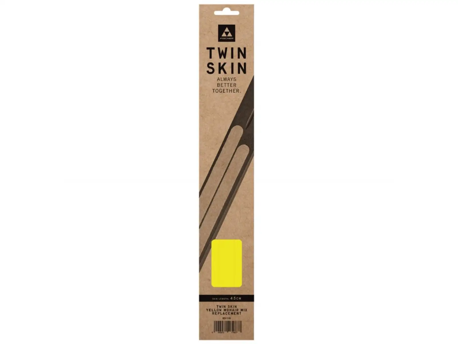 Fischer Twin Skin Mohair Mix Ersatzfelle Gelb
