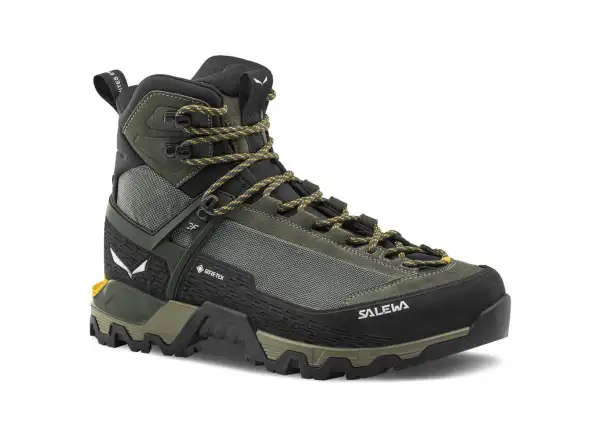 Salewa Mountain Trainer 3 Tech Mid GTX Herren-Wanderschuhe Faded Green/Forest Night
