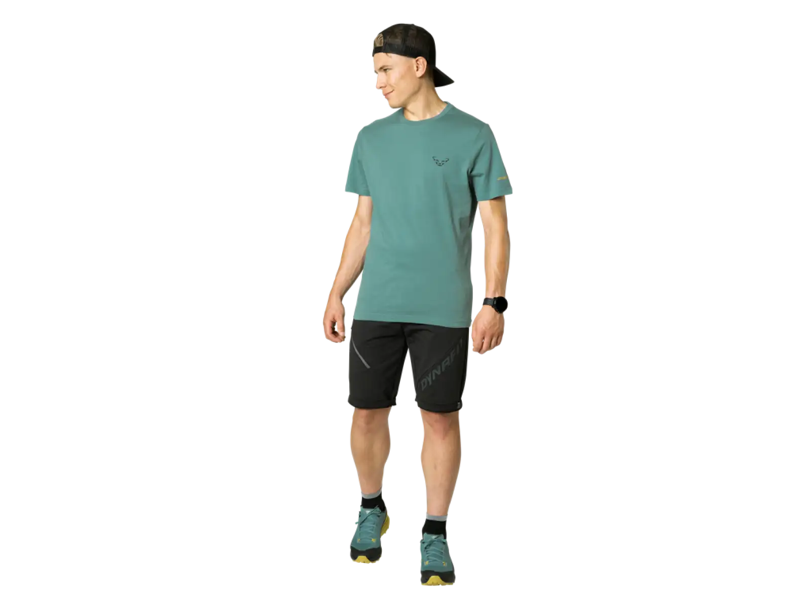 Dynafit 24/7 Graphic Herren T-Shirt Kurzarm Atlantic/Sunrise Trail