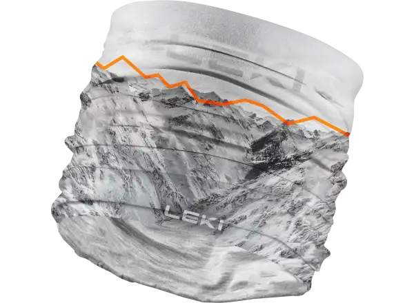 Leki Multiscarf Schal White-black-orange One size