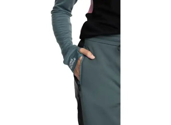 Mons Royale Decade Pants Damenhose Burnt Sage/Schwarz