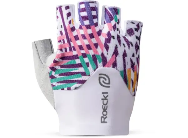 Roeckl Deleni 2 Damen-Fahrradhandschuhe White/Multicolor