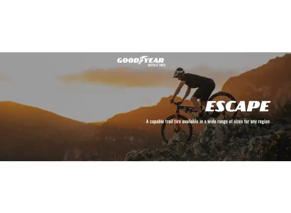 Goodyear Escape Ultimate Tubeless Komplett 27,5x2,60" MTB Reifen Kevlar Tan