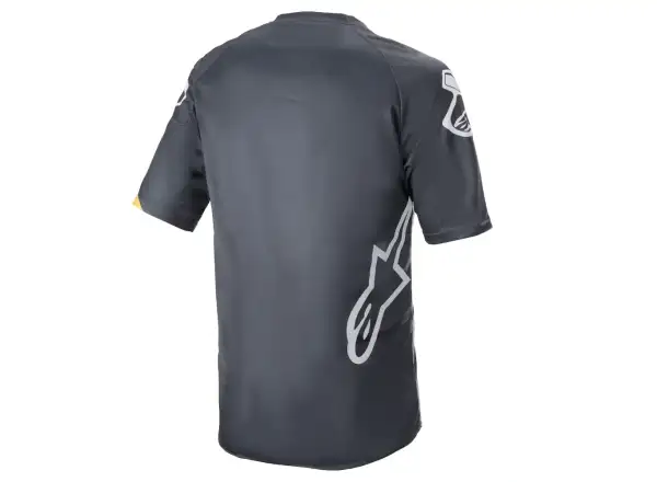 Alpinestars Racer V3 Herrentrikot Kurzarm Anthrazit/Schwefelgelb