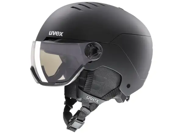 Uvex Wanted Visor Skihelm black matt