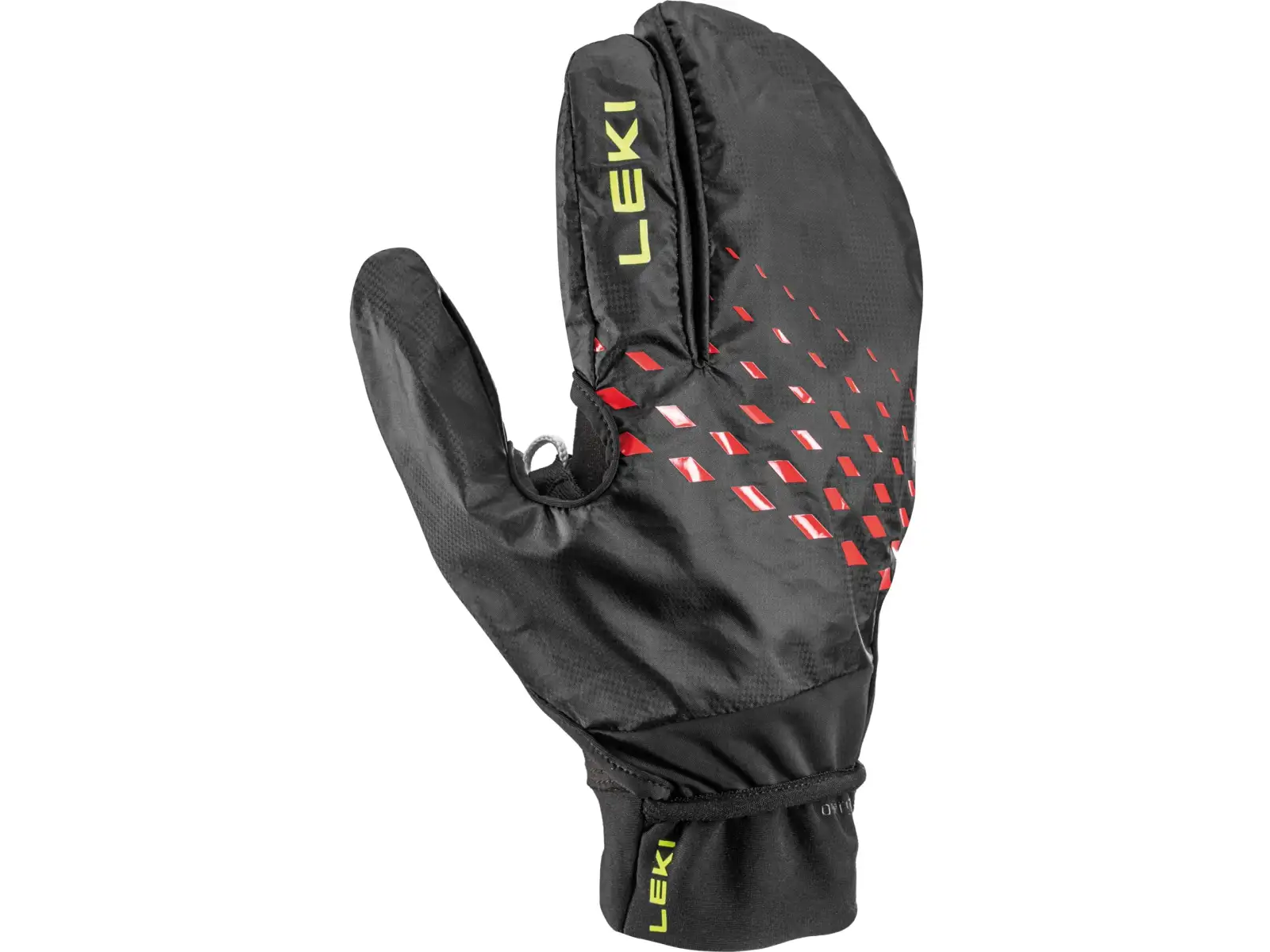 Leki Ultra Trail Storm Shark Laufhandschuhe Black/Red/Neon Yellow