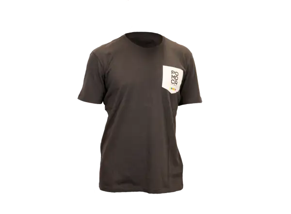 Pomoca Herren T-Shirt Kurzarm Black