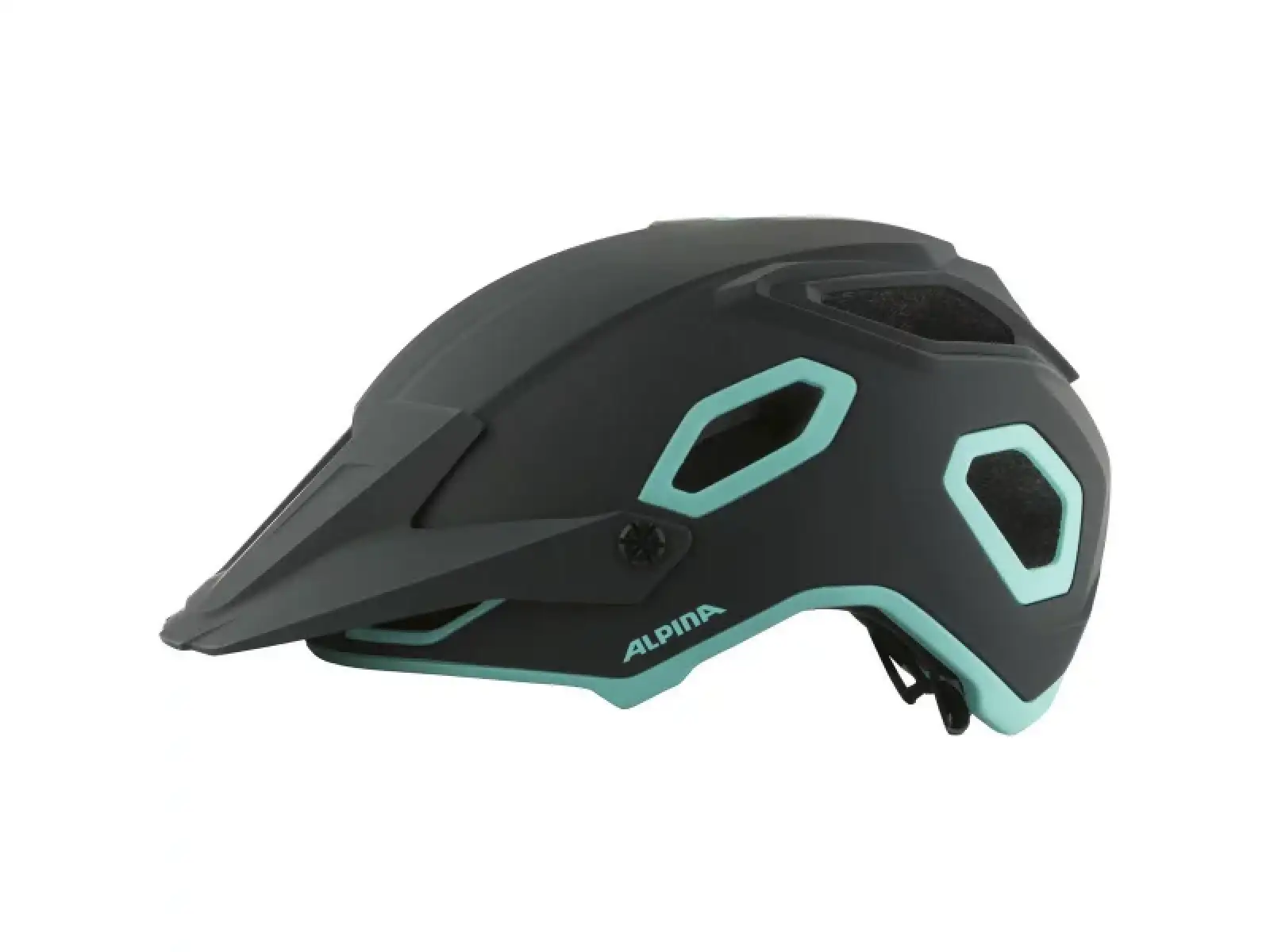Alpina Croot Mips Helm black/turqouise matt, Größe 52-57 cm