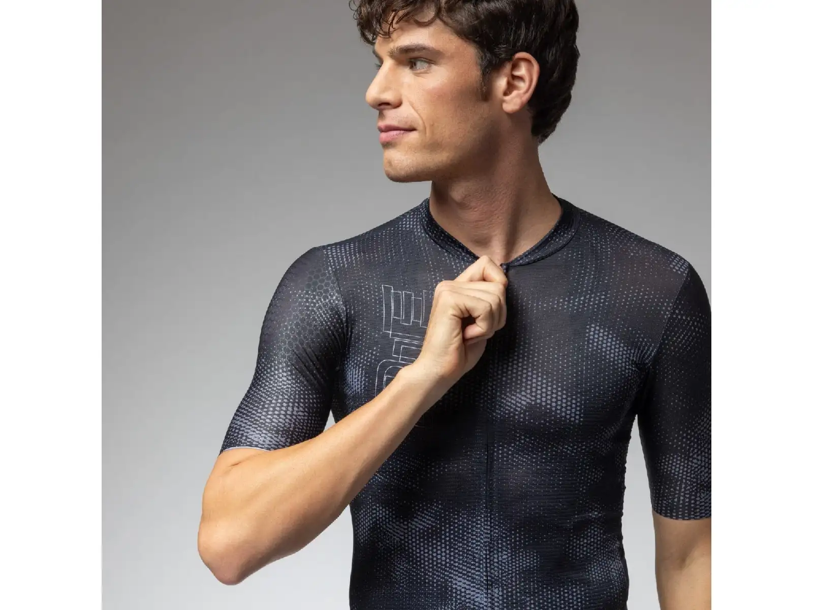 Alé Follow Me PR-E Herren Kurzarmtrikot schwarz