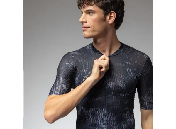 Alé Follow Me PR-E Herren Kurzarmtrikot schwarz