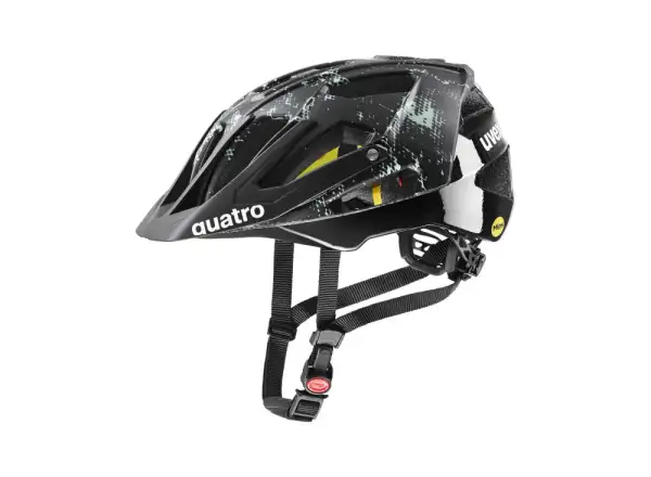 Uvex Quatro CC MIPS Helm Black/Jade Matt