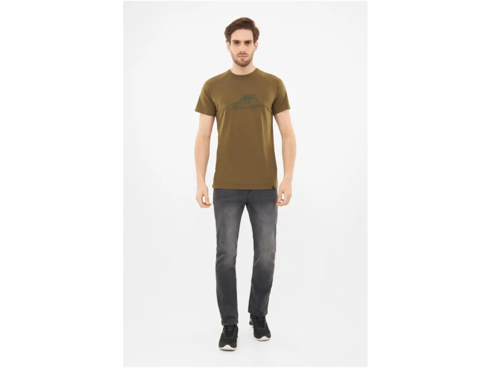 Viking Likelo Herren T-Shirt Kurzarm Olive