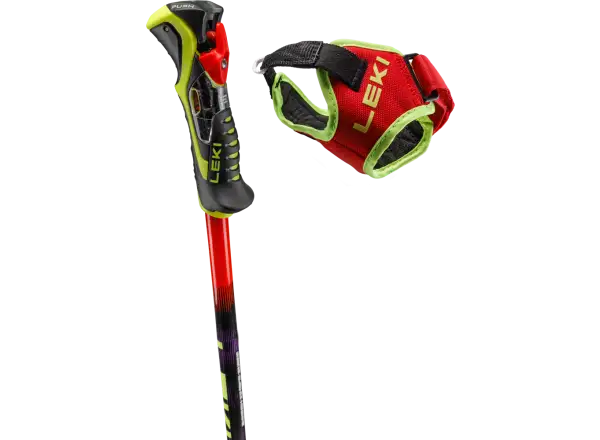 Leki WCR Pro Lite SL TR Abfahrtsstöcke Bright red-violet-neonyellow