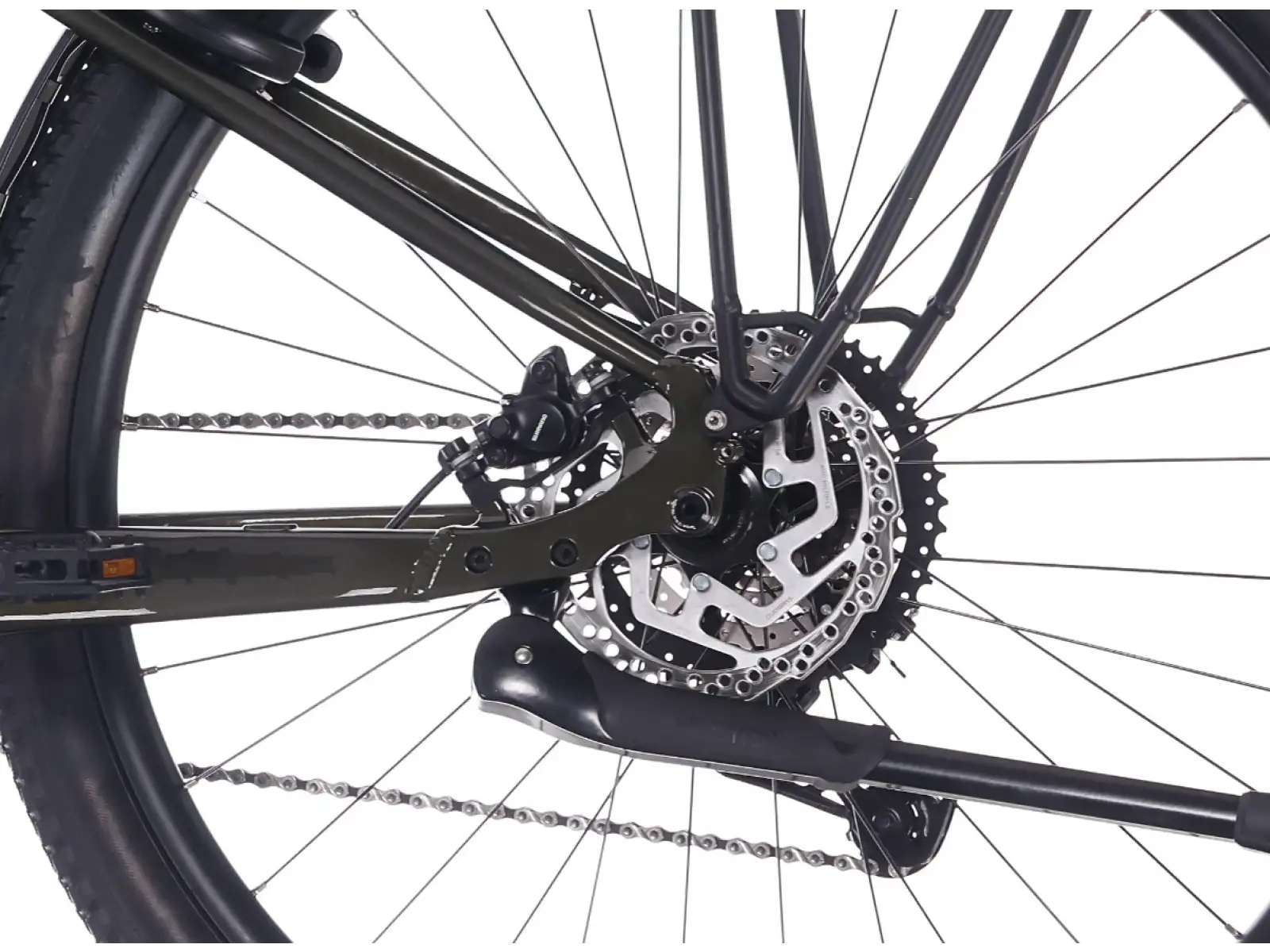 Rock Machine eBlizz B70T Elektro-Mountainbike Gloss Dark Forest