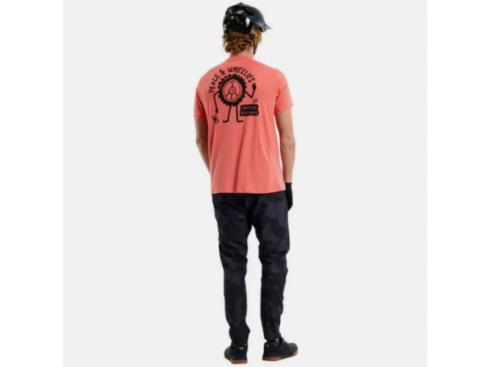 Troy Lee Designs Skyline Ride Tee Herren Trikot Kurzarm P&W Melon