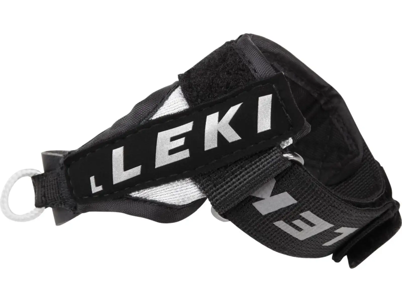 Leki Trigger Shark Strap Schlaufen für Langlaufstöcke black/silver Gr. M-L-XL