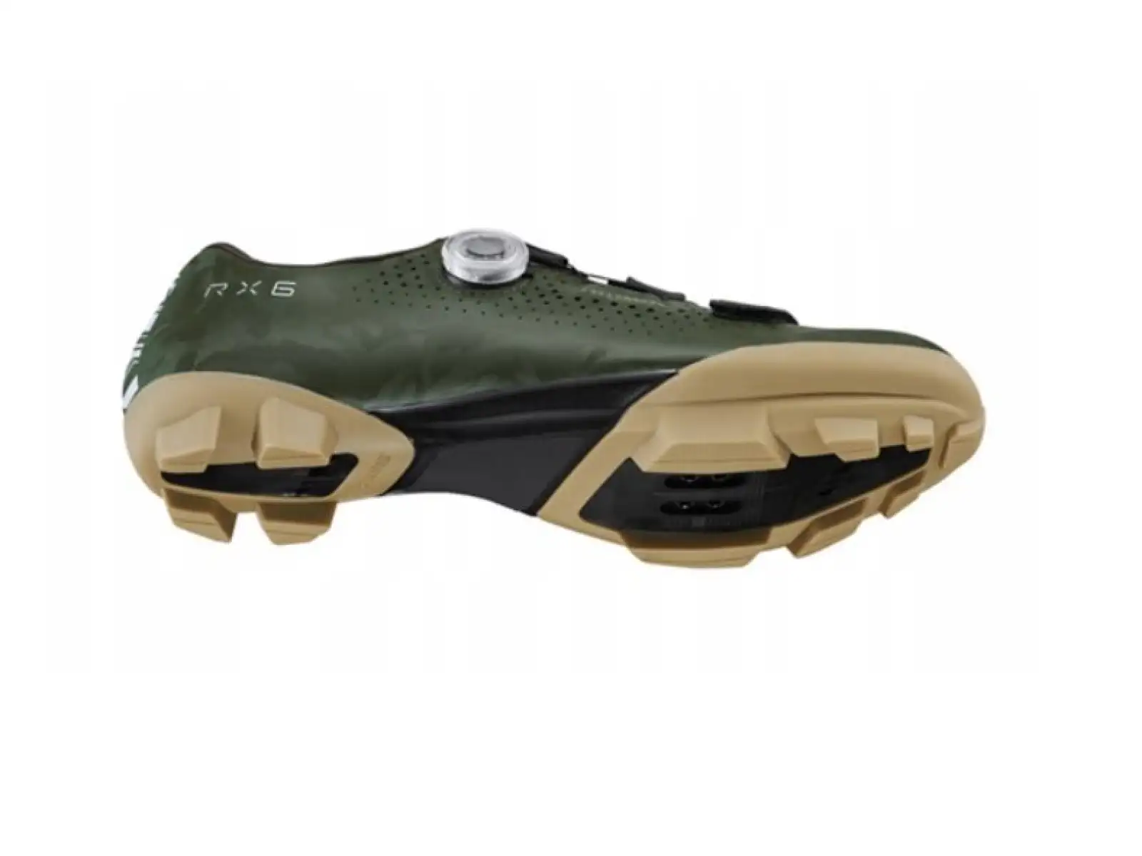 Shimano SH-RX600 Wide Herren Gravel-Schuhe Olive
