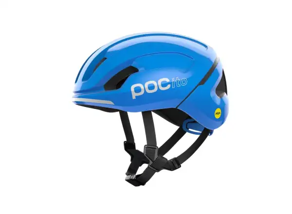 POC POCito Omne MIPS Kinderhelm Fluorescent Blue