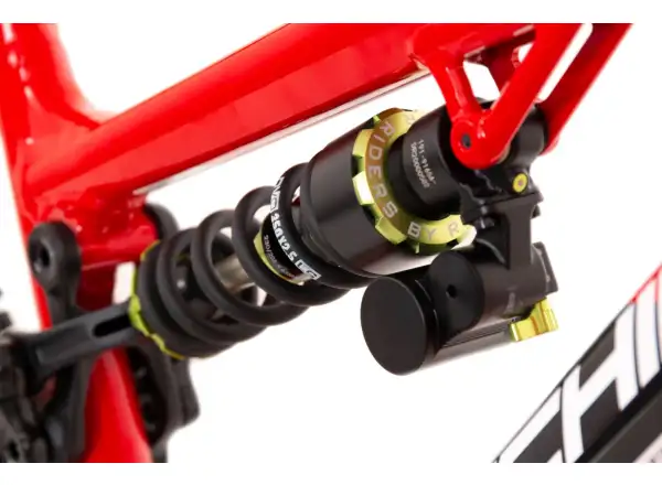 Rock Machine Blizzard 70-297 rot/weiß vollgefedertes Mountainbike