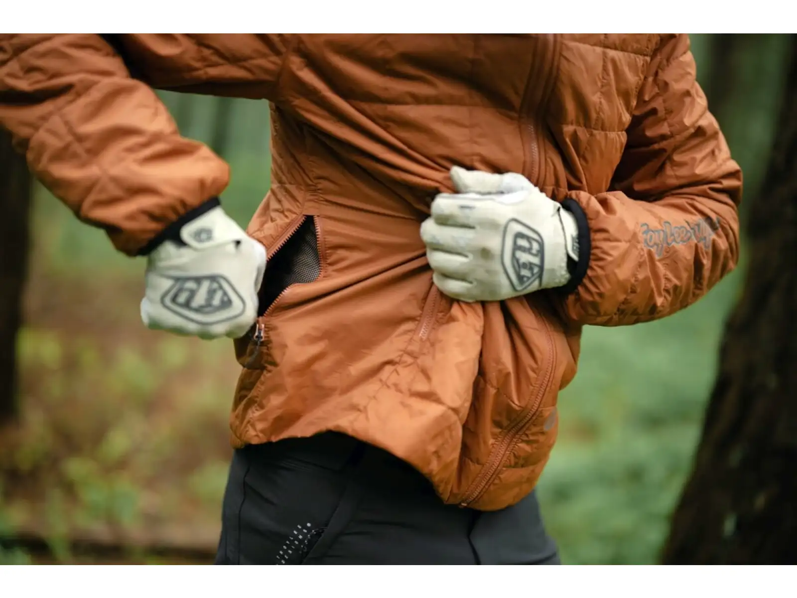 Troy Lee Designs Crestline Herrenjacke in Kupfermono