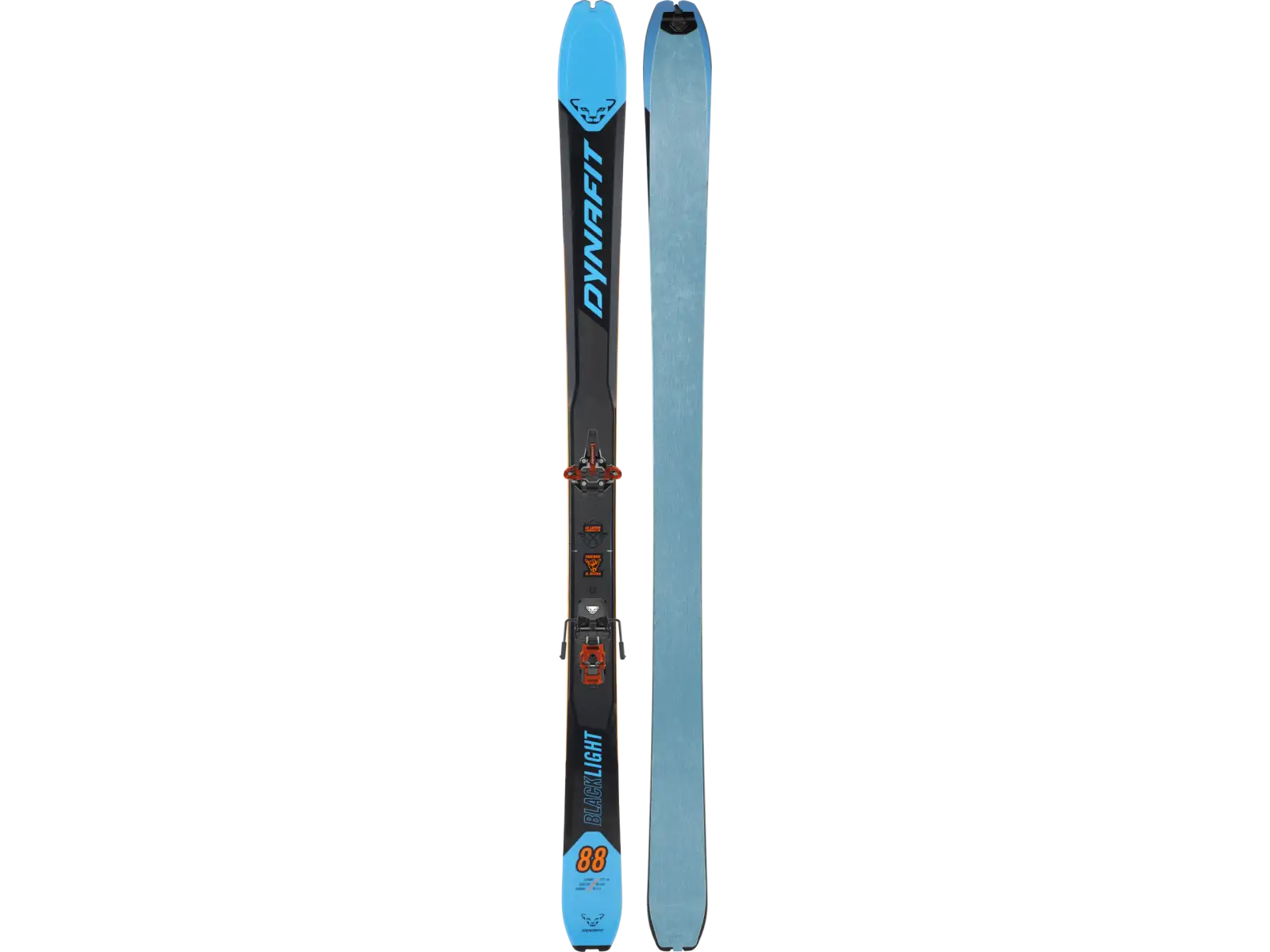 Dynafit Blacklight 88 Speed Skitouren-Set Frost Blue/Carbon Black.
