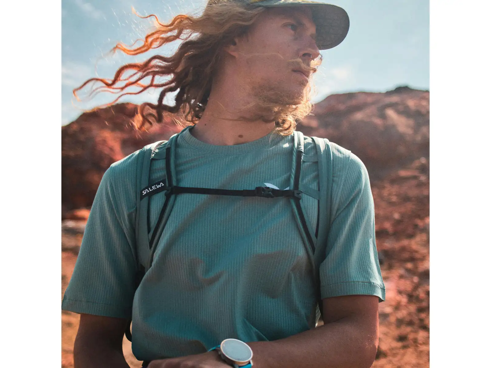 Salewa Pedroc Dry Light Herren T-Shirt Kurzarm Pond blue
