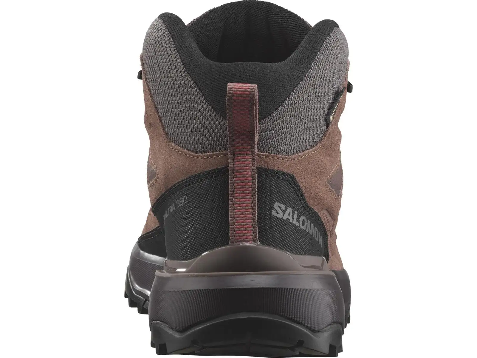 Salomon X Ultra 360 LTR MID GTX Damen Wanderschuhe Peppercorn/Cognac/Hot Coral
