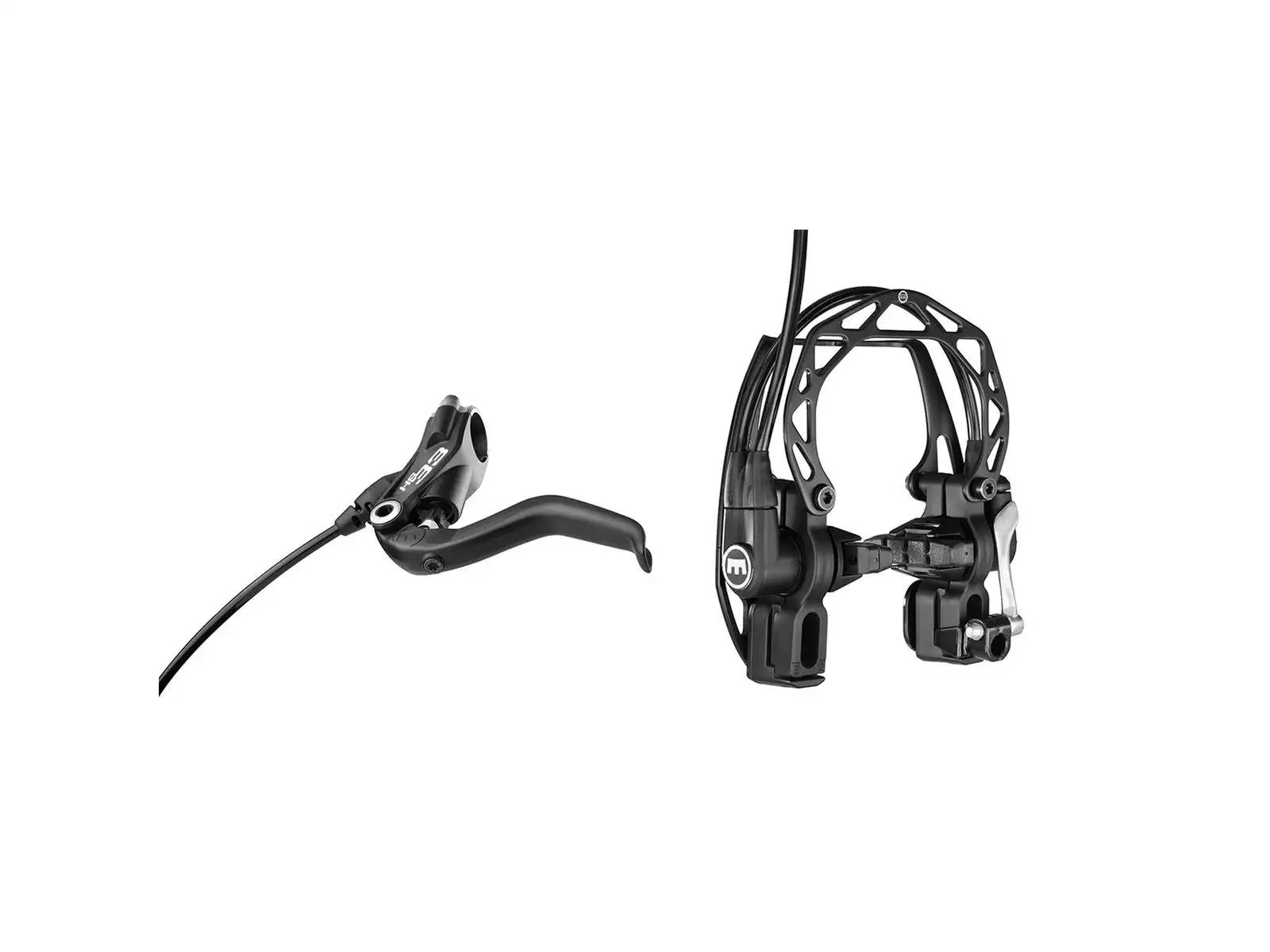 Magura HS33 4-Finger hydraulische Felgenbremse vorne/hinten Schwarz