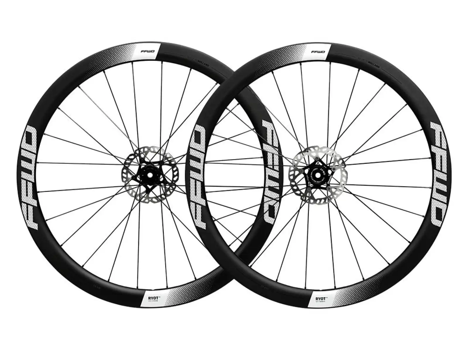 FFWD RYOT55 DT240 2:1 EXP Straßenrad Laufräder Tubeless Weißwalnuss Sram XDR