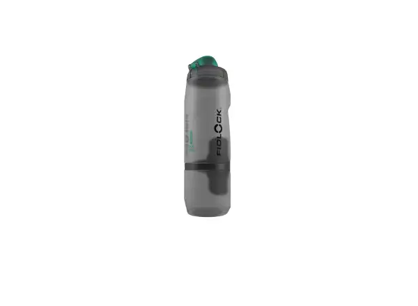 Fidlock Twist Set antibakterielle Flasche Smoke 800 ml + Basis am Rahmen
