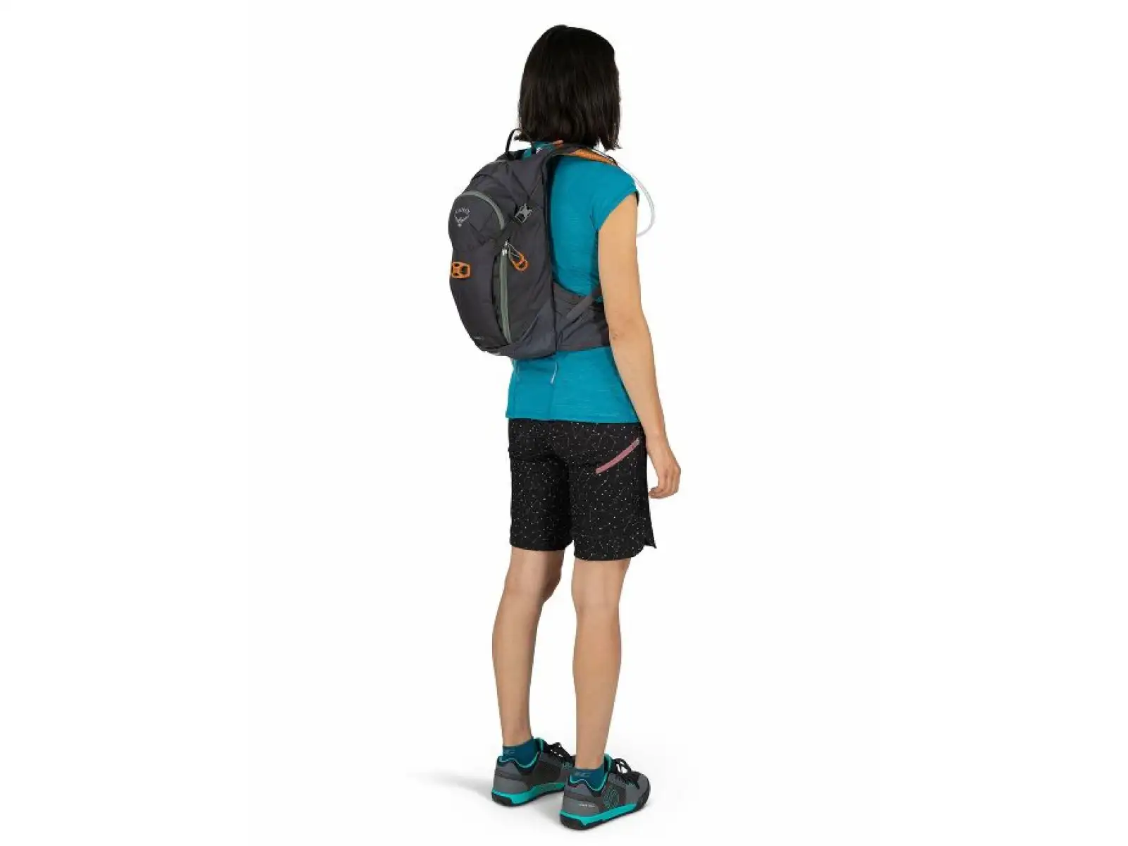 Osprey Salida 12 Rucksack + Trinkblase Space Travel Grey