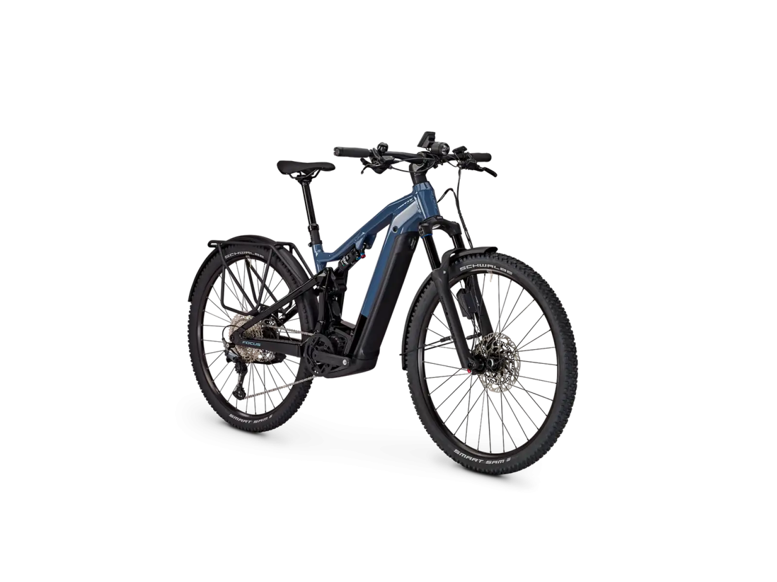 Focus Thron2 6.9 EQP ABS DI E-Mountainbike Stoneblue Glossy / Magicblack Glossy