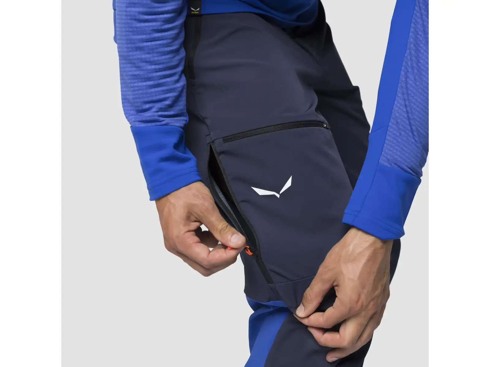 Salewa Sella Durastretch Herrenhosen Schwarz