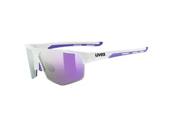 Uvex Axos Set Brille White Matt/Mirror Purple