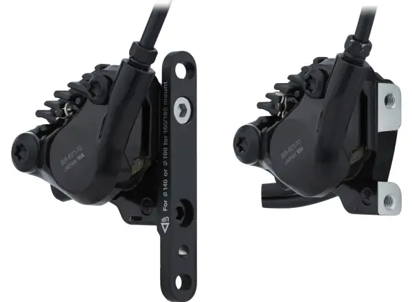 Shimano 105 Di2 BR-R7170 + ST-R7170 Scheibenbremse Set vorne + hinten, J-kit, Polymer