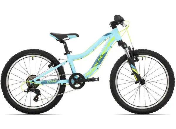Rock Machine Storm 20 VB Kinderfahrrad Gloss Neon Cyan/Gelb/Petrol