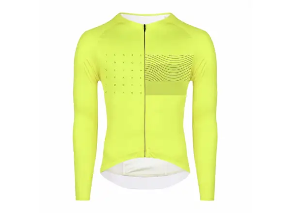 Force Sway Radtrikot Langarm fluo