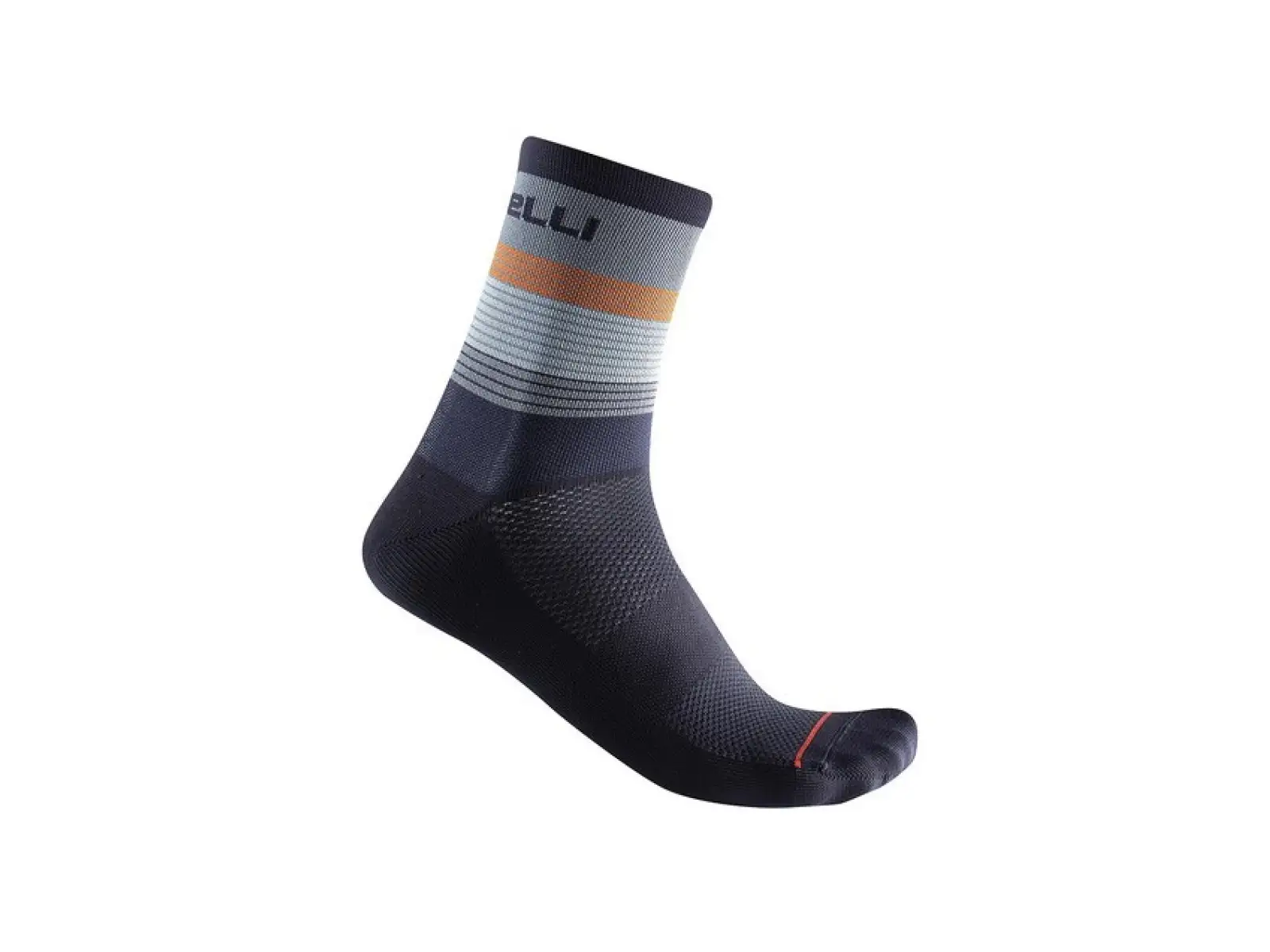 Castelli Scia 12 Socken rot/orange/blau