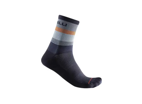 Castelli Scia 12 Socken rot/orange/blau