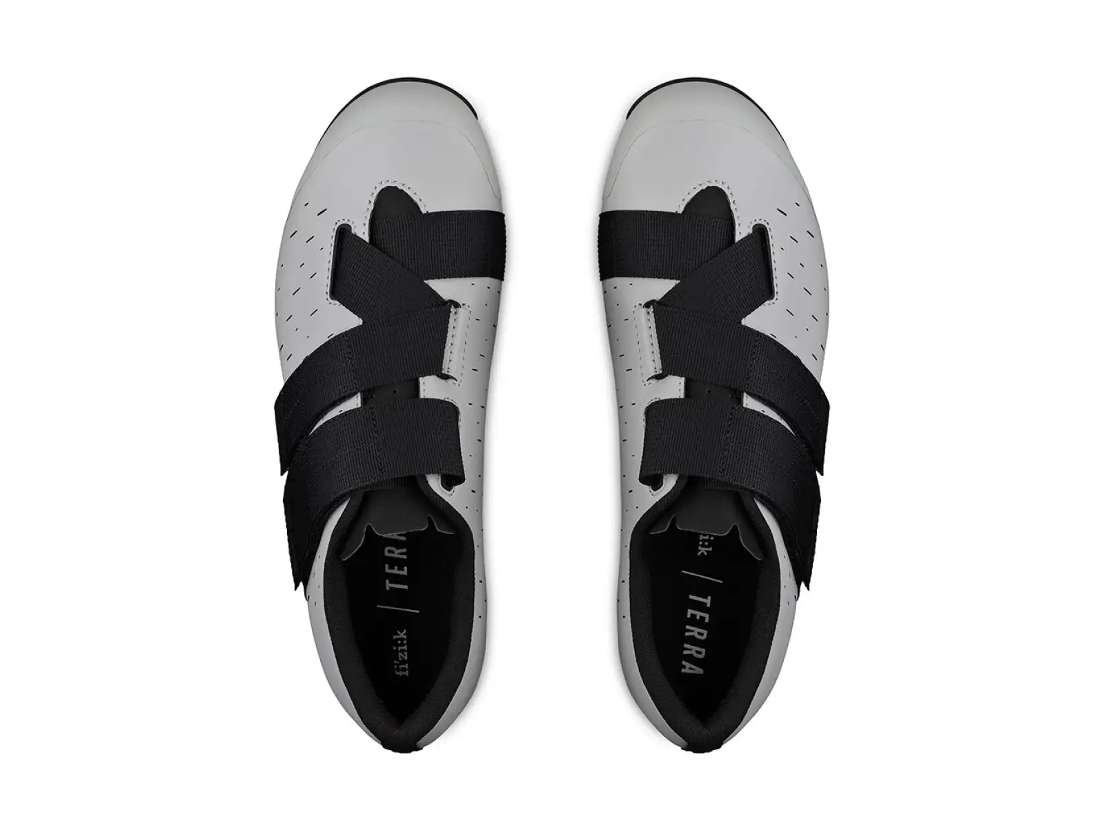 Fizik Terra Powerstrap X4 Gravel Herren-Radschuhe Light Grey