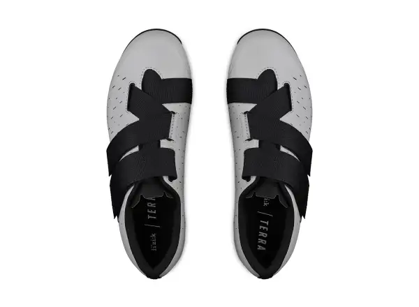 Fizik Terra Powerstrap X4 Gravel Herren-Radschuhe Light Grey