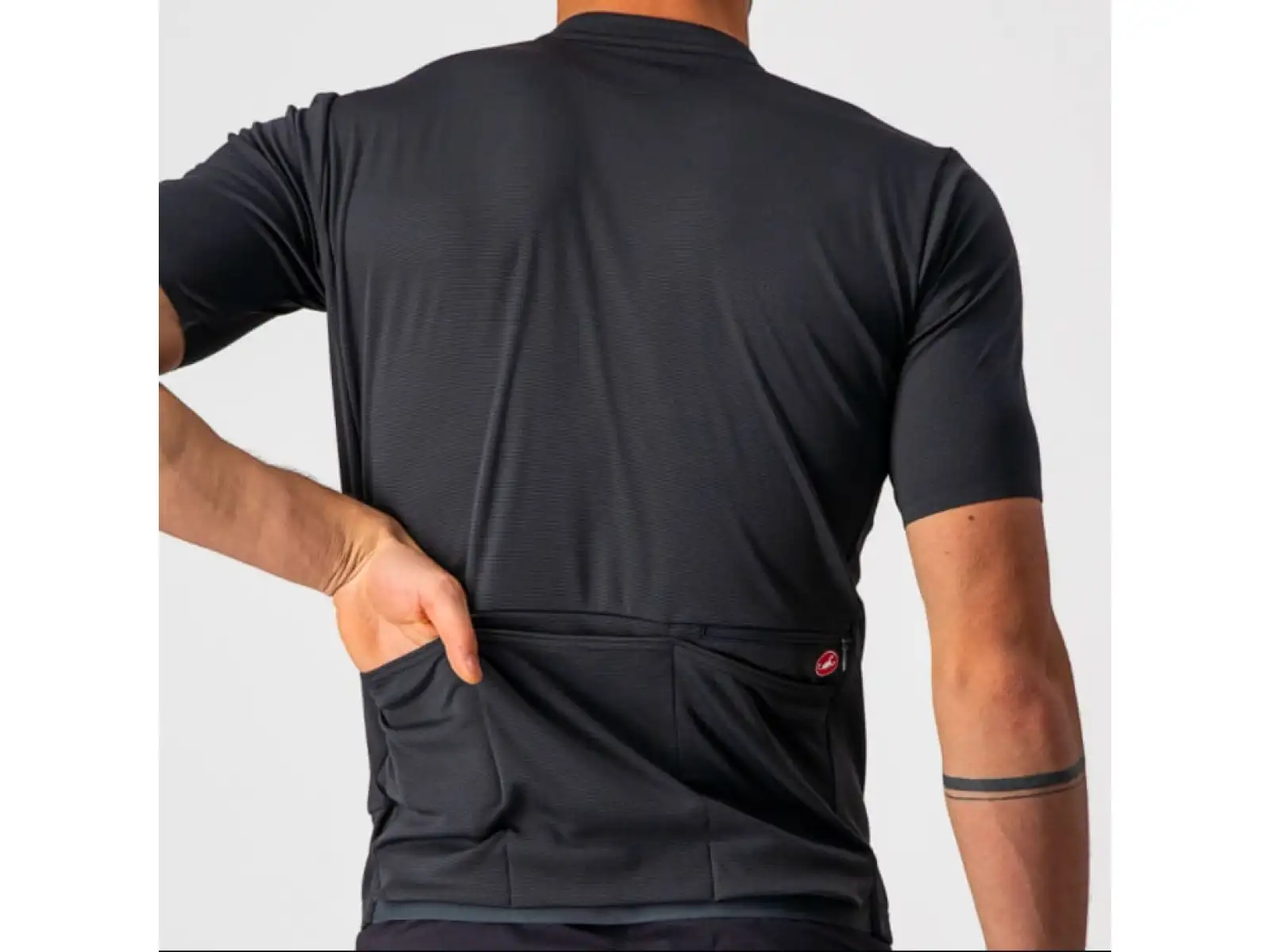 Castelli Unlimited AR Herren-Trikot Kurzarm Dunkelgrau