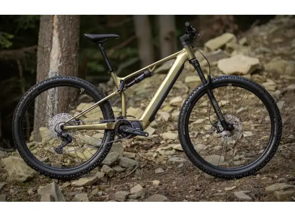 Superior eXF 8089 Fully Suspended E-Bike Matte Olive Metallic/Chrome Silver