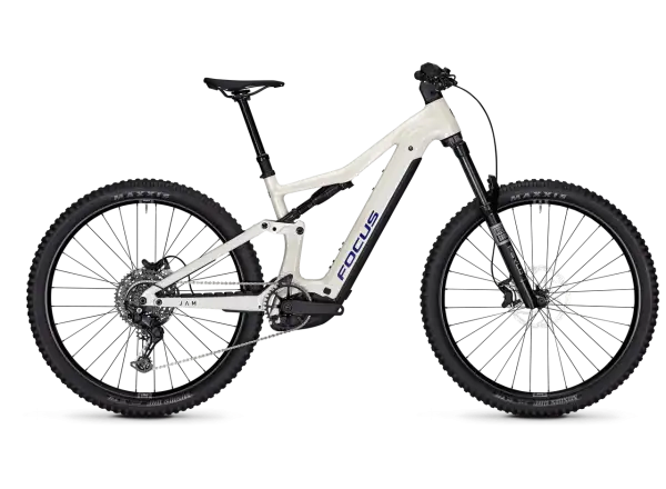 Focus JAM 7 600Wh vollgefedertes E-Bike Champagne / Shellwhite