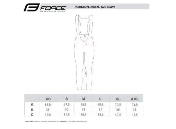 Force Reflex Line Lady Damenhose mit Latz Schwarz/Rosa