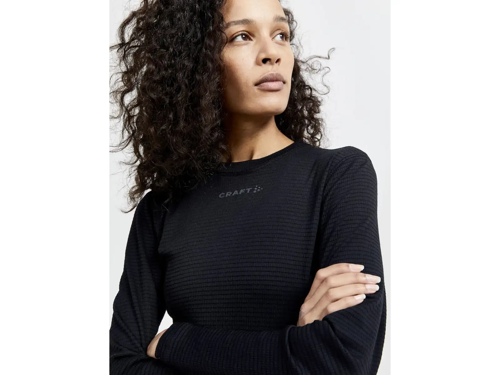 Craft Pro Wool Extreme X Damen Langarmshirt schwarz