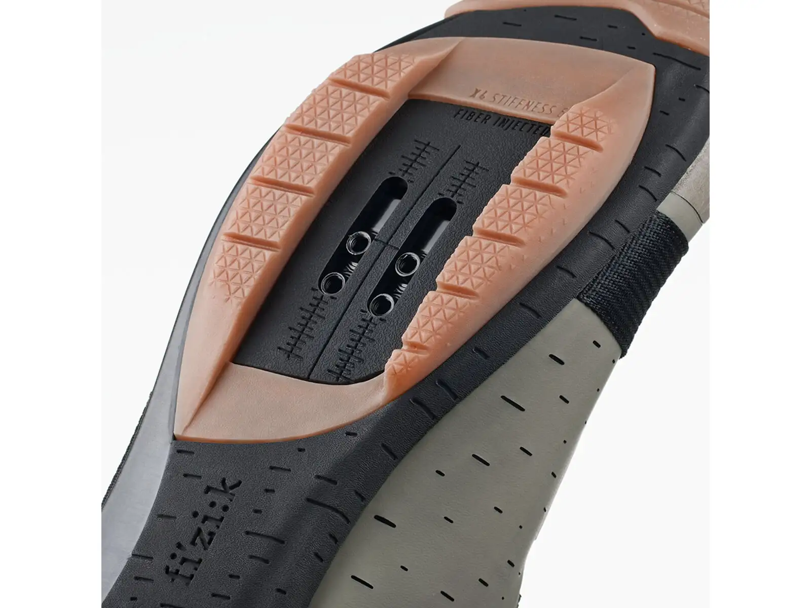 Fizik Terra Powerstrap X4 Gravel Herren Radschuhe Mud/Caramel
