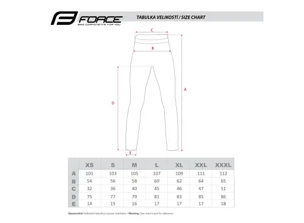 Force Rocky/Adriana Sporthose Schwarz