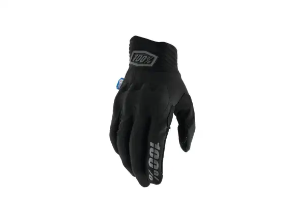 100% Cognito Smart Shock Herrenhandschuhe Black